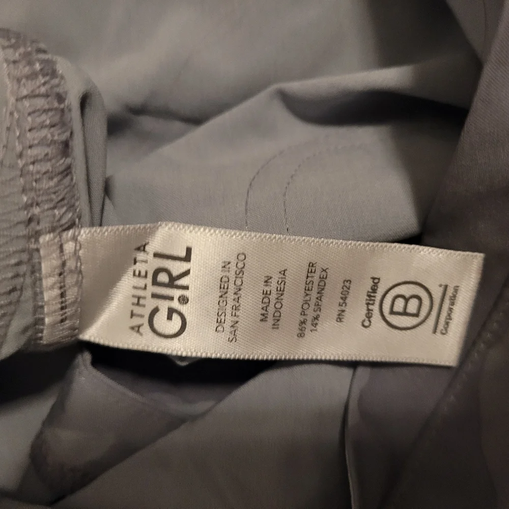 ATHLETA GIRL Size XL 14 On The Go Romper Gray Camo Active